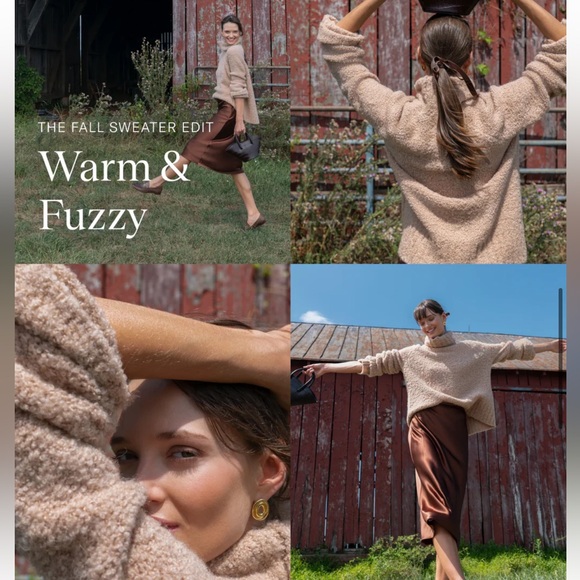 Camel Boucle Theo Turtleneck Size XS Unworn and Unwashed (Tag not attached) - Picture 5 of 8